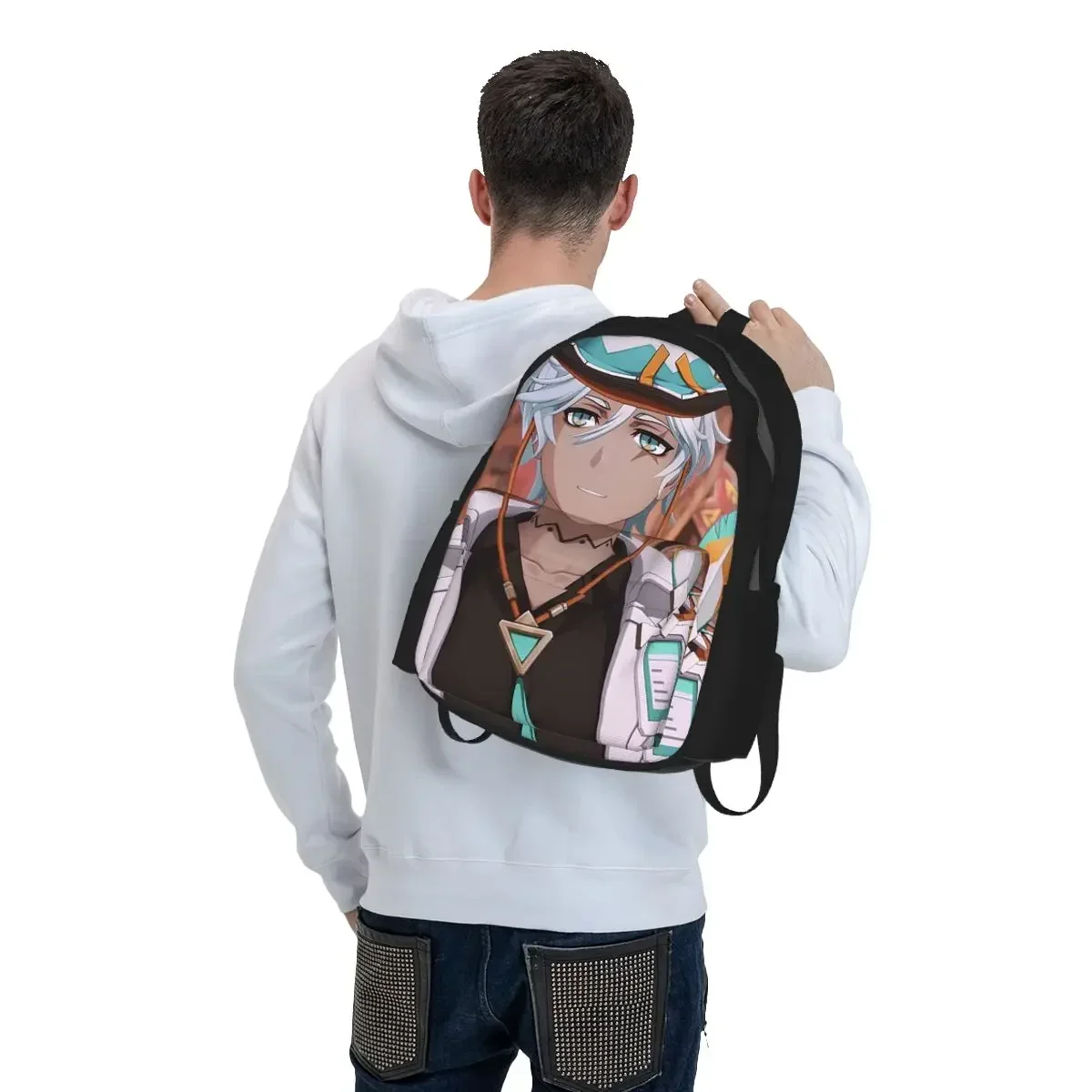 Ifa Anime Game Genshin Impact Backpack Boys Girls BookBag Kids School Bag Computer Shoulder Bags for Men Women