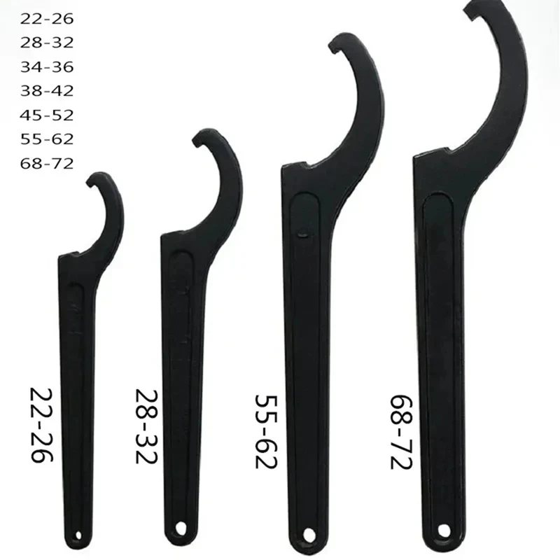 ABAE-22-72Mm llave inglesa herramienta ajustador motocicleta bicicleta amortiguador llave precarga gancho C llave juego de herramientas herramienta de mano
