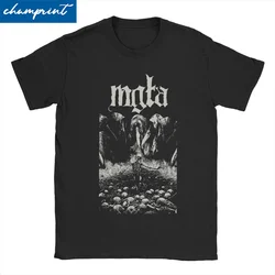 Men Women T-Shirt Mgla Music Novelty 100% Cotton Tee Shirt Short Sleeve Balck Metal T Shirts Crewneck Tops Summer