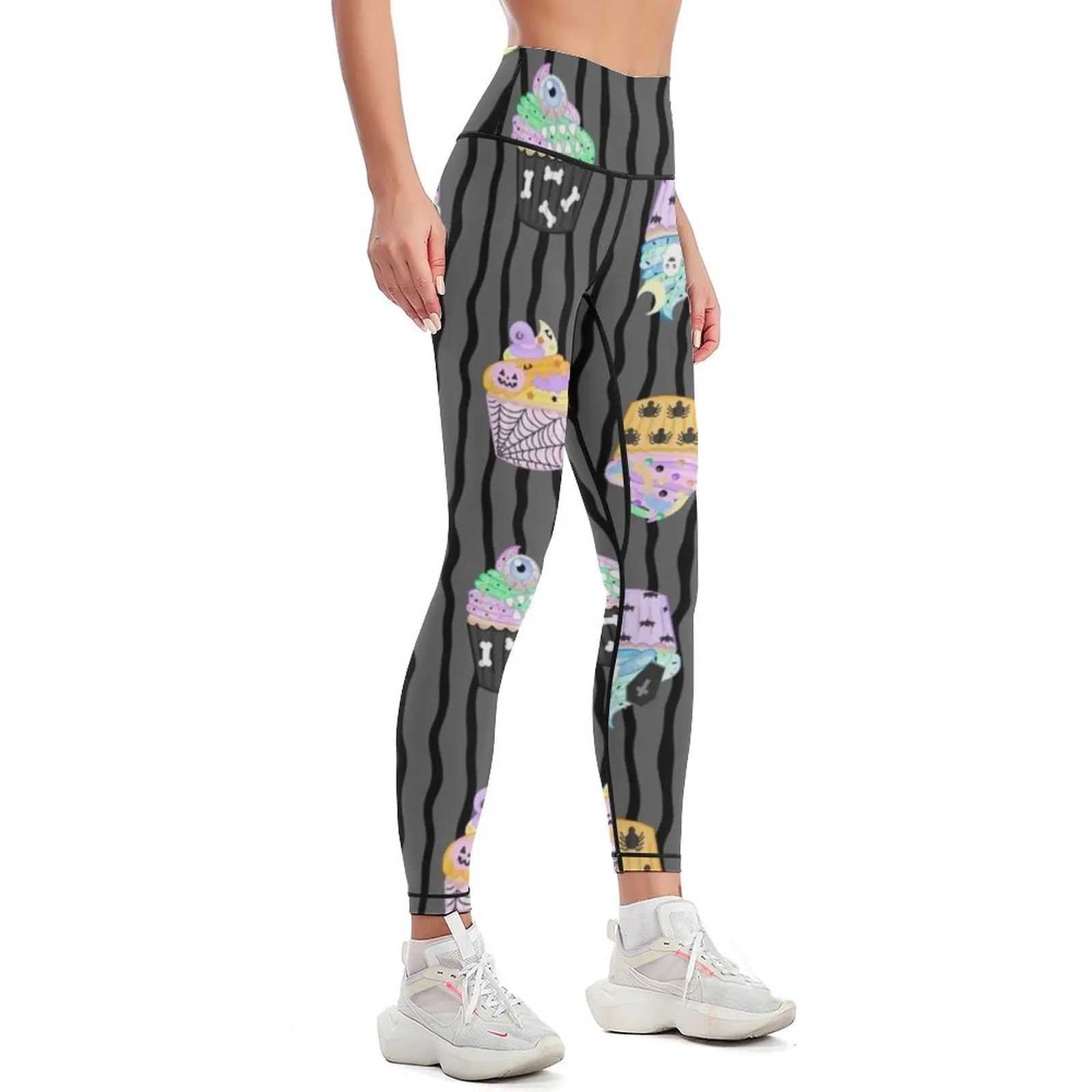 Halloween Cupcakes Leggings Legging sexy woman Women sports Womens Leggings