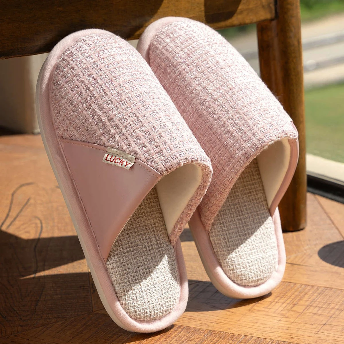 

Women Home Slippers Winter Autumn Soft Slides Breathable Comfortable Bedroom Flats Non-Slip Concise Indoor Outdoor Men Slipper