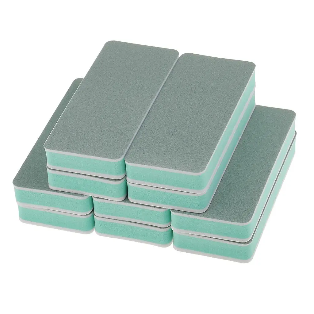 

10pcs Buffing Professional Manicure Tools Kit Rectangular Art Care