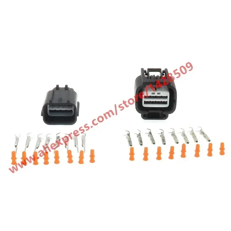 1 Pcs 8 Pin Auto Headlight Plug Automotive Radar Cable Connector Female Male Waterproof For Honda 7282-2148-30 7283-2148