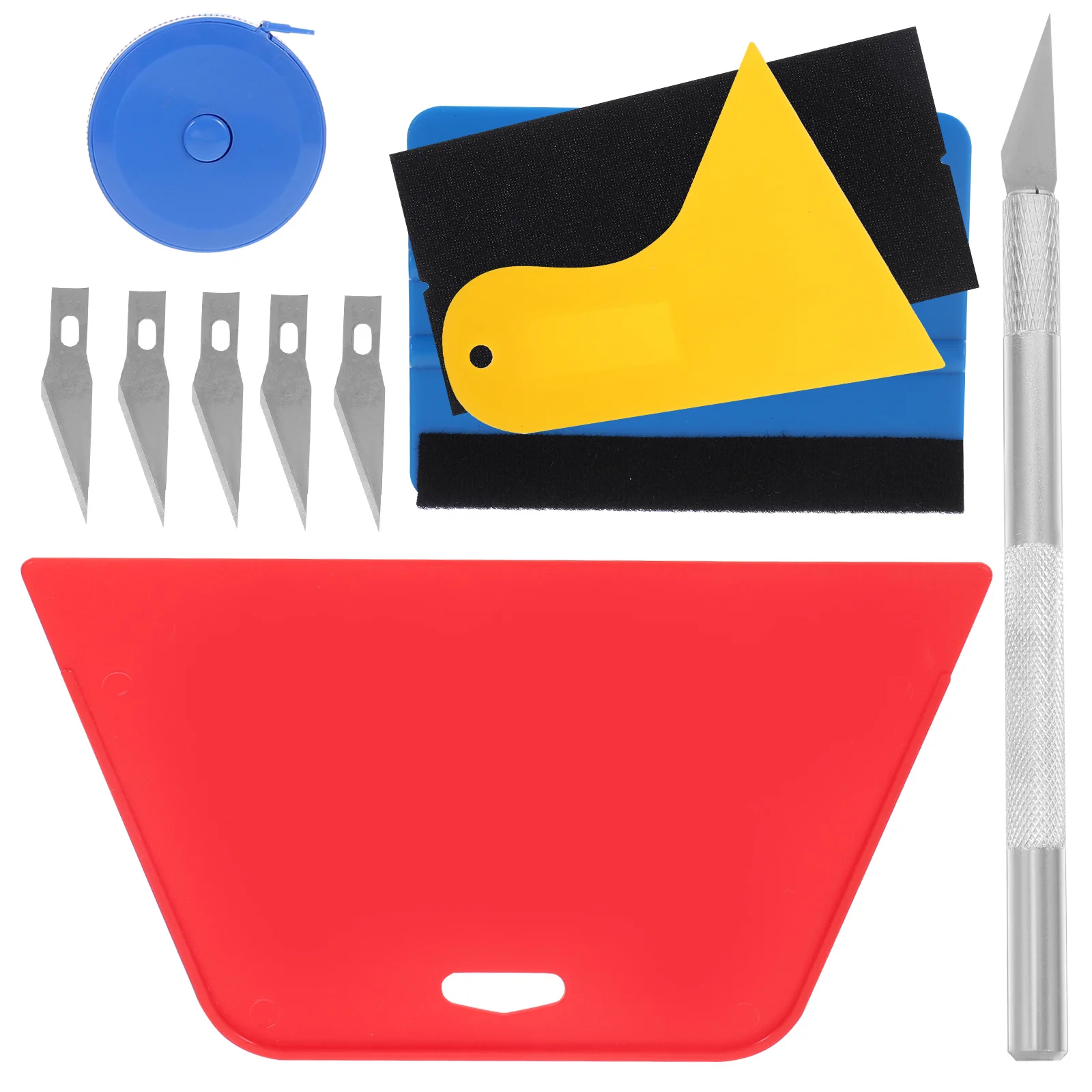 

1 Set Wallpaper Smoothing Kit Plastic Squeegee For Wall Paper Application Tools Car Wrap Film Installation Peel Stick Waterproof