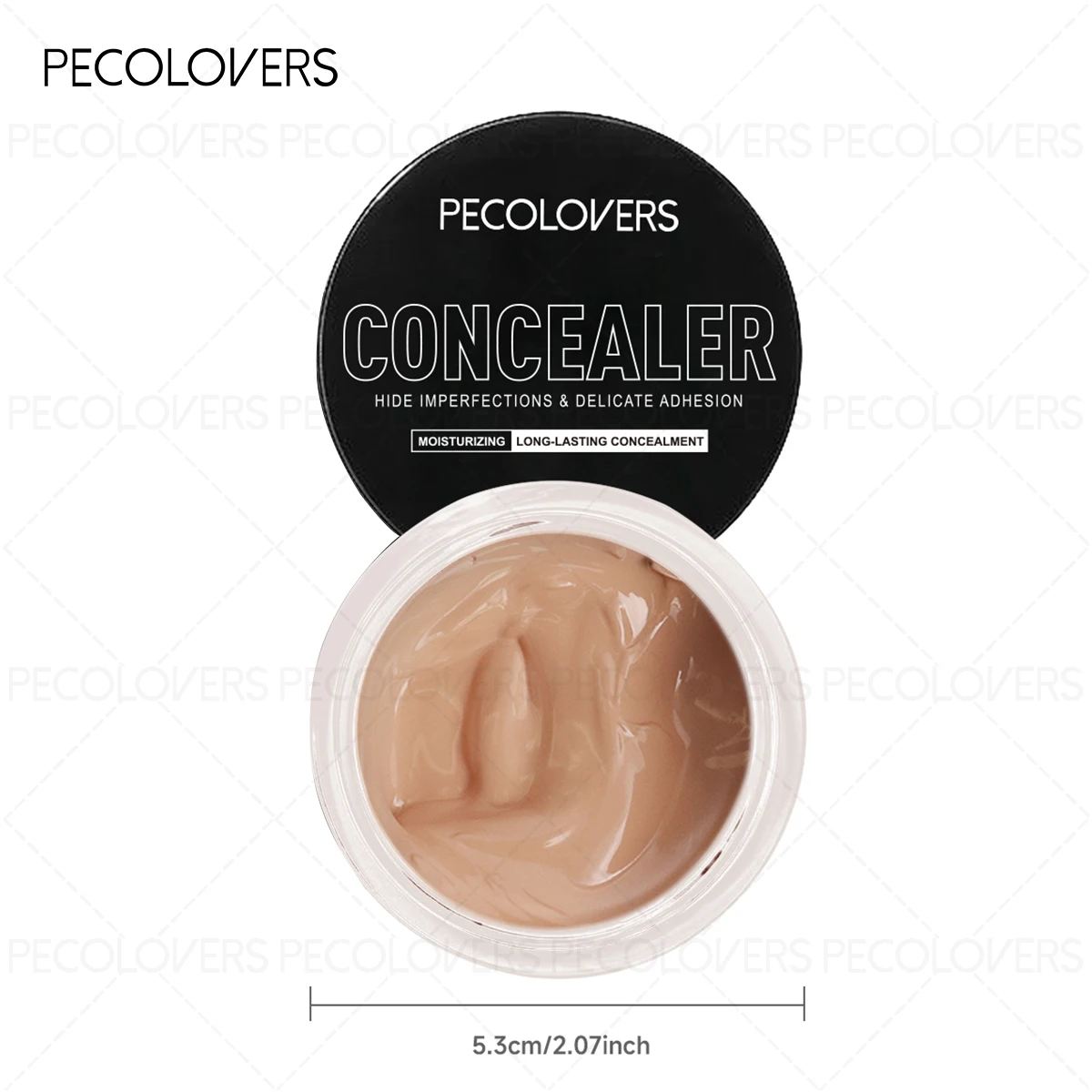 1 unidad de textura en crema, resistente al agua, sedosa, ligera y no grasa, que cubre ojeras/manchas/marcas corporales, corrector/base