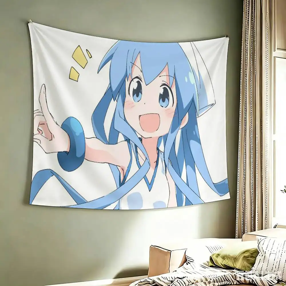 Ika Musume Cute flag Best Price Decoration Outdoor Picnic Party Art Hanging