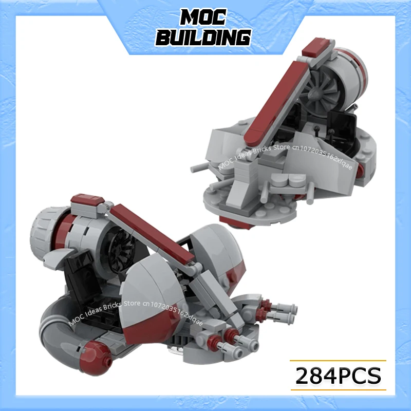 

MOC Building Blocks Space Movie Series Speeder Model DIY Assemble Bricks Creative Battle Spaceship Toys Collection Display Gifts
