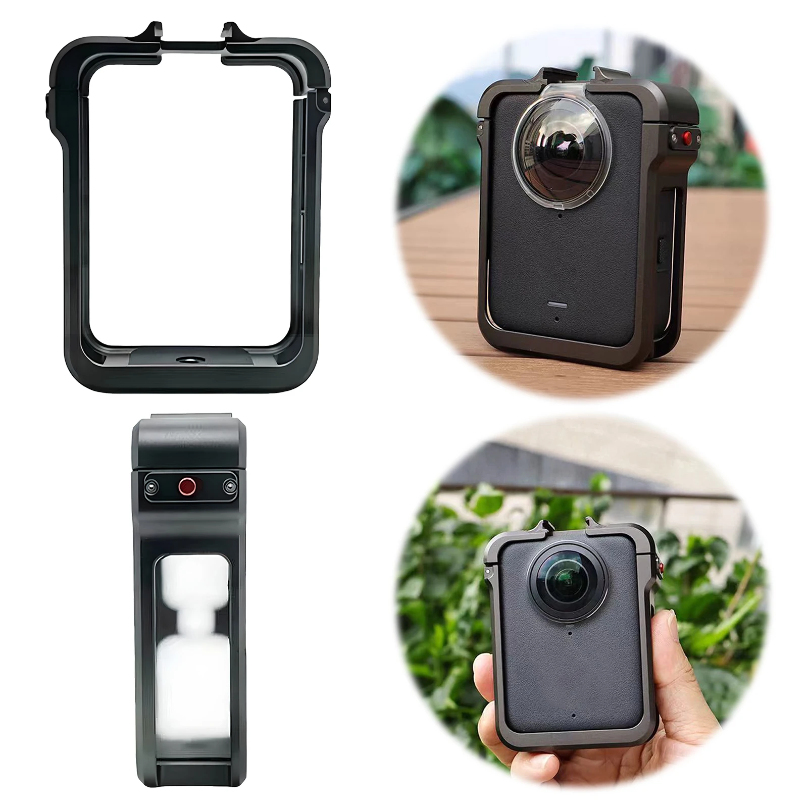 DJI OSMO 360 토끼 케이지 프레임 용 카메라 케이지 보안 보호 프레임 낙하 방지 커버 금속 토끼 케이지 카메라 액세서리