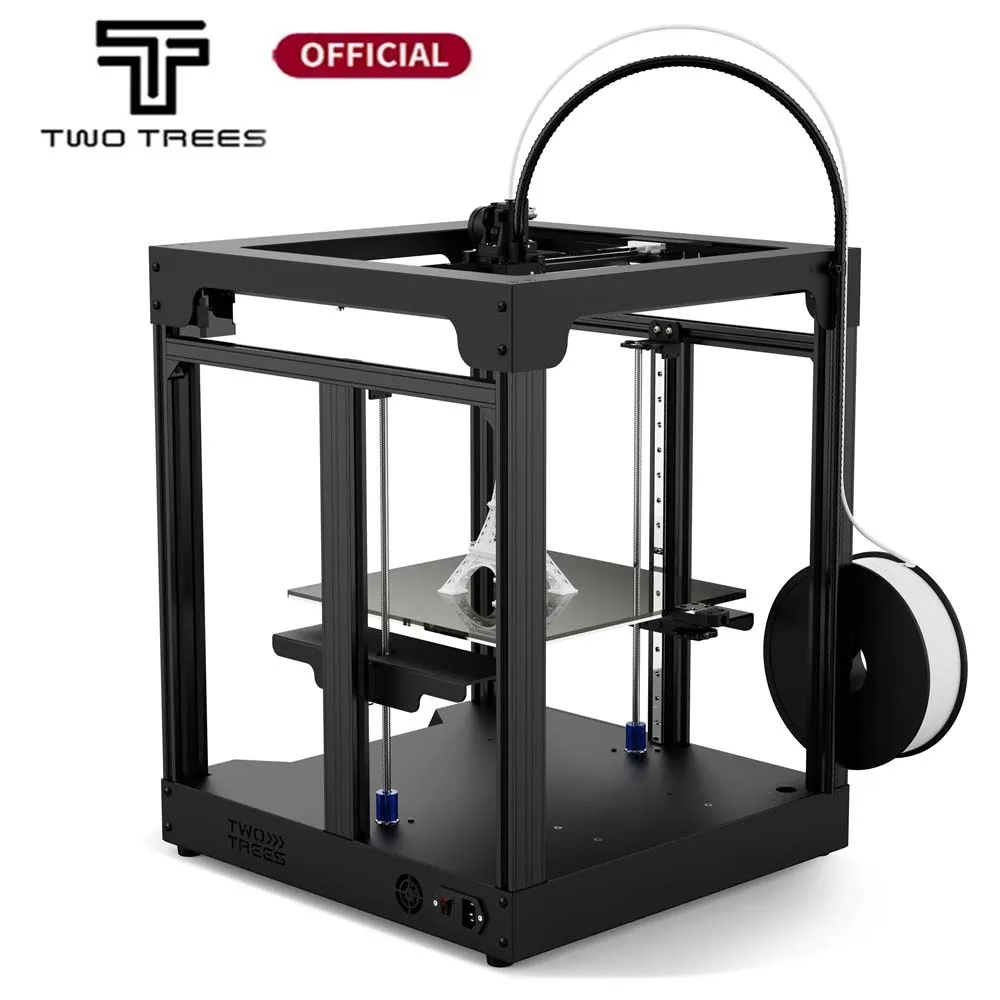 Twotrees High Speed 3D Printer SP-5 V3 Upgrade Core XY FDM Large size Color Printer 350m/s Dual Z Axis Print PA/PC/PLA