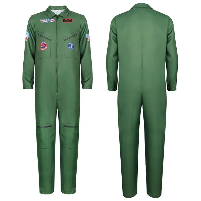 

Топы из фильмов для косплея, пистолет-пилот, летный костюм Medellin, спортивный детский комбинезон для Хэллоуина, униформа капитана для взрослых