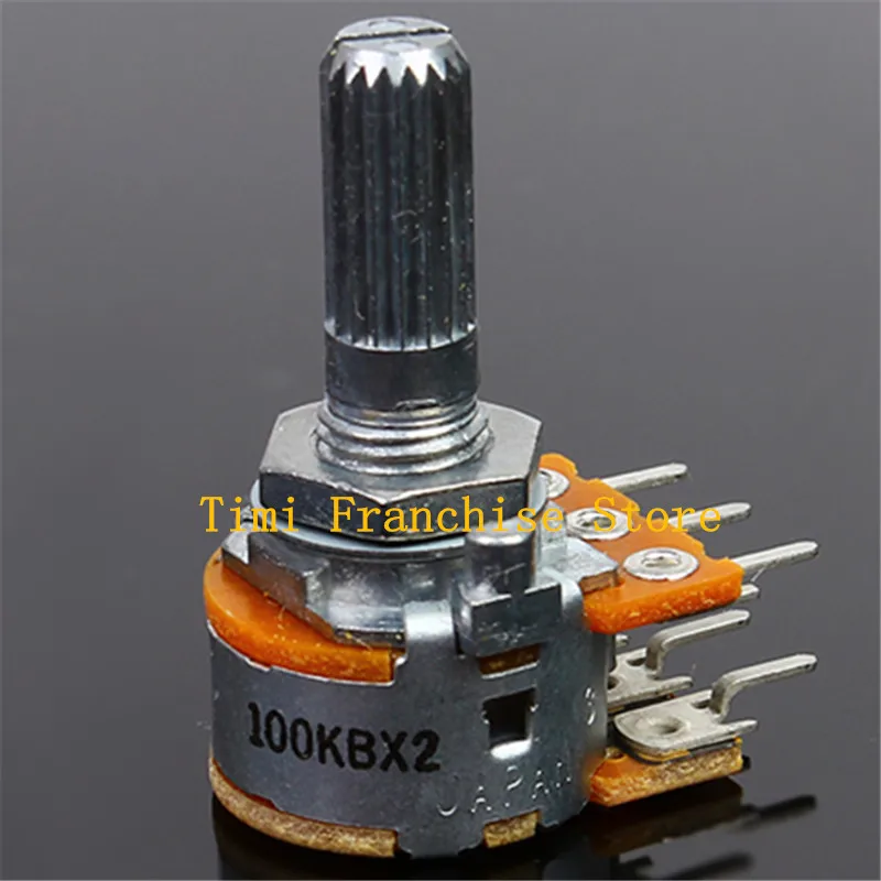 100% new ALPS RK163 10K 20K 50K 100KB 10KAX2 50KAX2 100KAX2 50KB