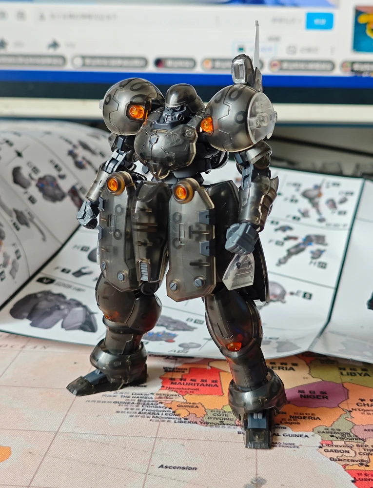 SHEIK MAINLAND 1/144 جنود Zkroon ZA-11 ZI-KRON تجميع أطقم منمذجة (S.E أسود شفاف) نموذج هواية لتقوم بها بنفسك تجميع اللعب #6