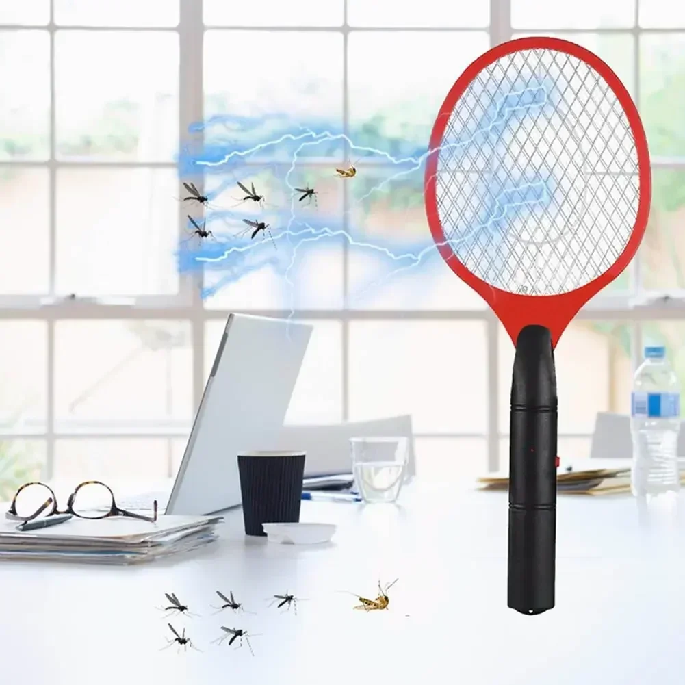 Electric Fly Insect Bug Zapper Bat Handheld Insect Fly Swatter Racket Portable Mosquitos Killer Pest Control for Bedroom Insects