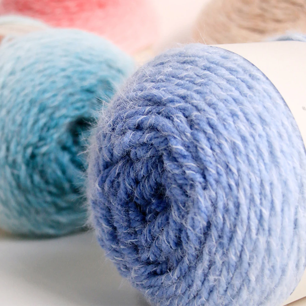 180 جرام غزل زهرة الشعر الطويل غزل متدرج متعدد حبلا خيط مختلط يدوي وشاح ذاتي الصنع ، حقيبة ، ملابس خيط كروشيه ، صوف حياكة #3