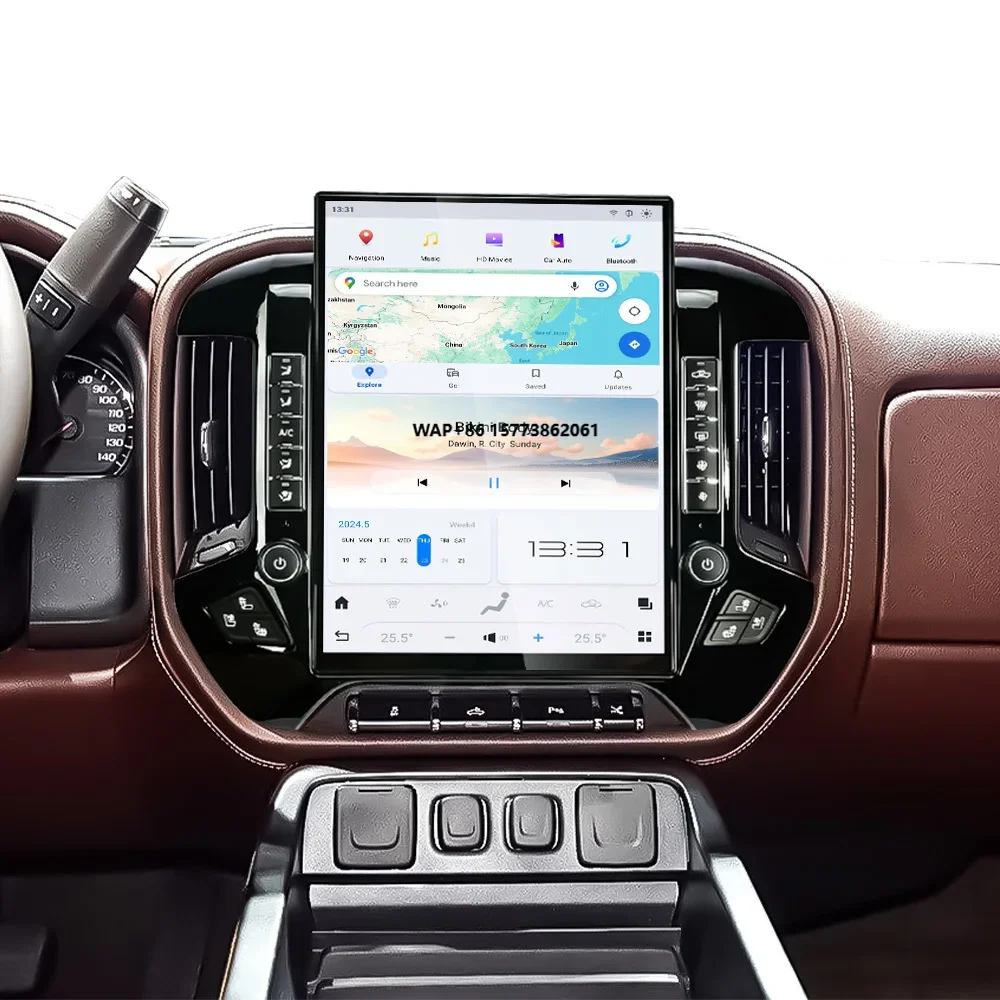 

Автомобильная мультимедийная система с GPS-навигацией и CarPlay для GMC Sierra и Chevy Silverado 2014-2019