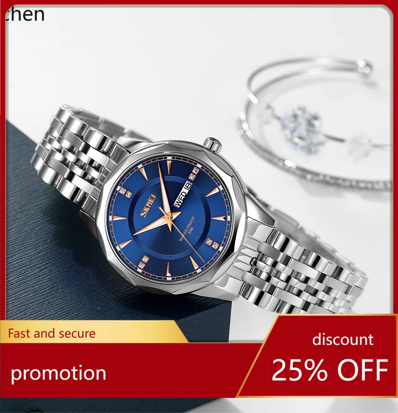 

Zml watch - round dial, waterproof quartz watch - niche, high-end women's wristwatch
