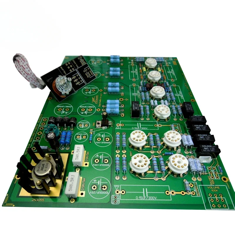 High-end HiFi Valve Tube Phono Pre-Amplifier Stereo Preamp Board Reference KONDO AUDIONOTE M77 Circuit