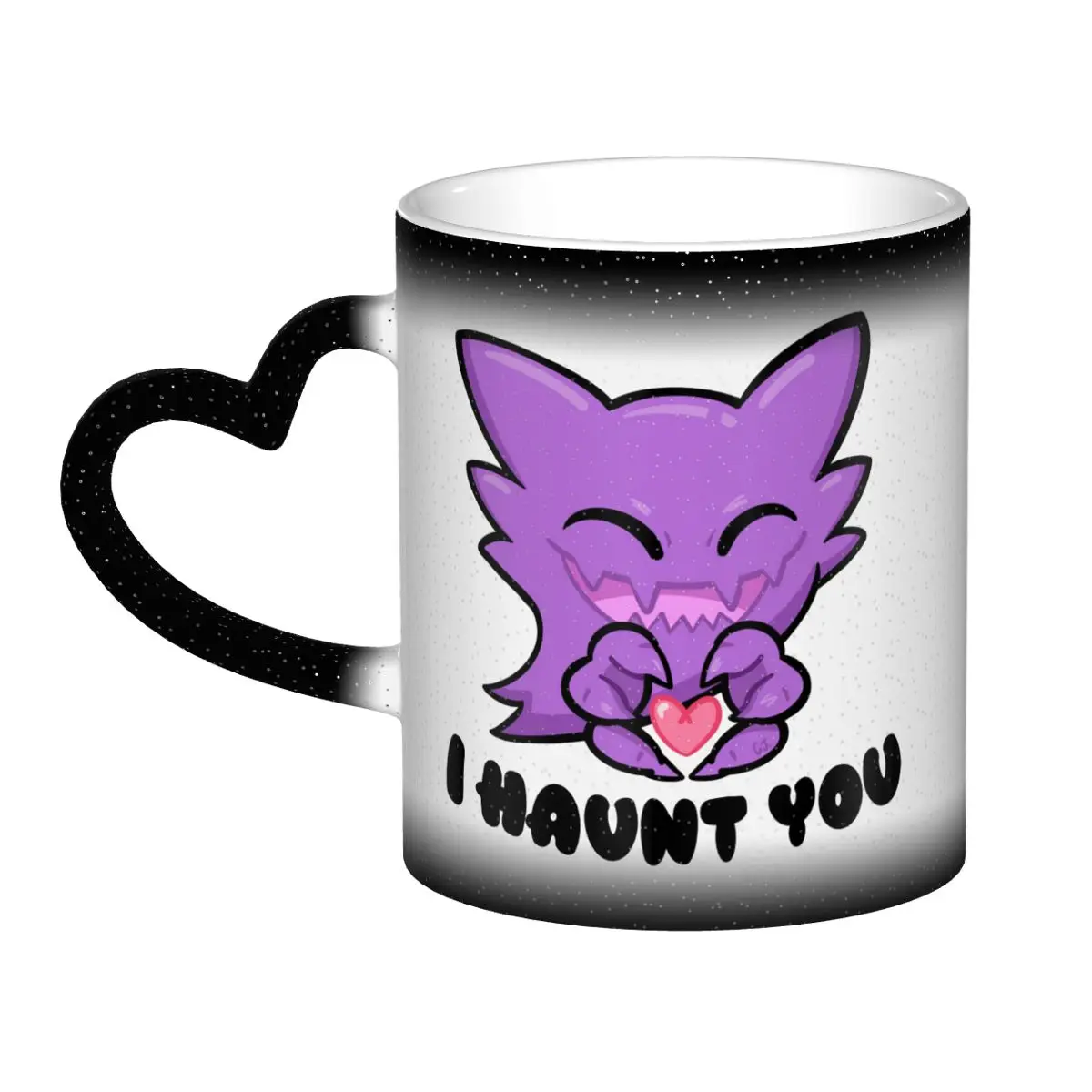 

Кружка Haunter I Haunt You, забавные керамические кофейные чашки, чайные кружки, чашка для молока, посуда для напитков, подарок для женщины и мужчины