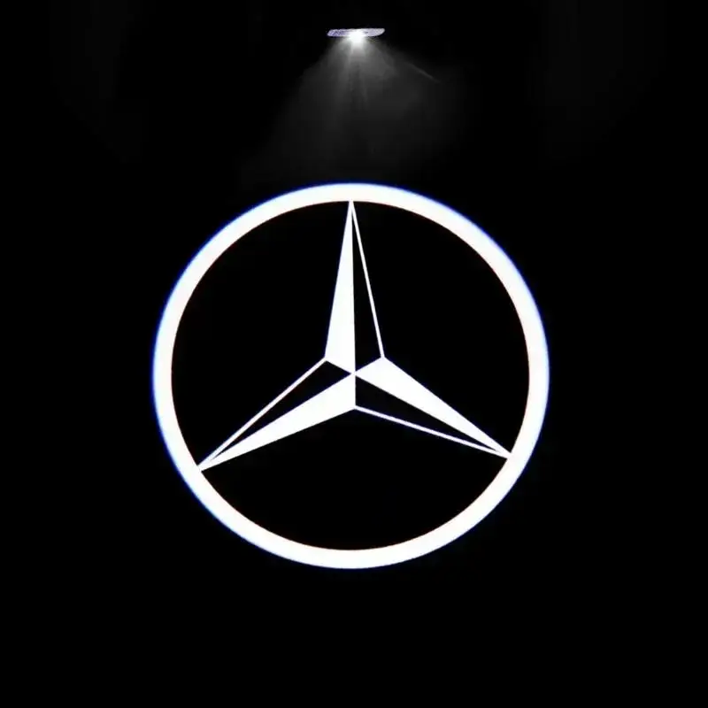 Projecteurs laser HD pour portières de voiture, lampes de bienvenue pour Mercedes Benz A C E GLC GLA
