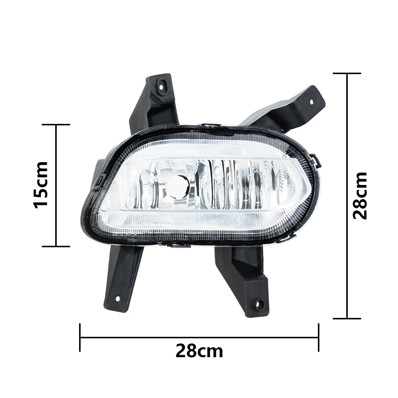 Car light For Chinese SAIC ROEWE i5 Front Bumper Fog Car Lights Fog Lamp Frame Bright Strip Car Accessories Without Bulbs