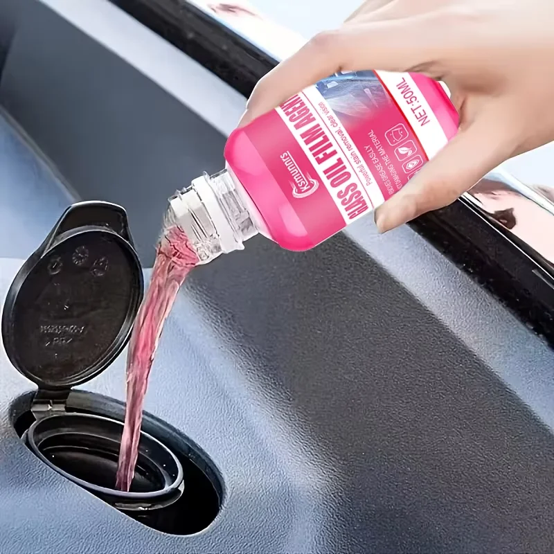 Automotive Concentrated Glass Coating Windshield Washer Fluid, Rain & Fog Resistant, Streak-Free, Restore Clear Vision