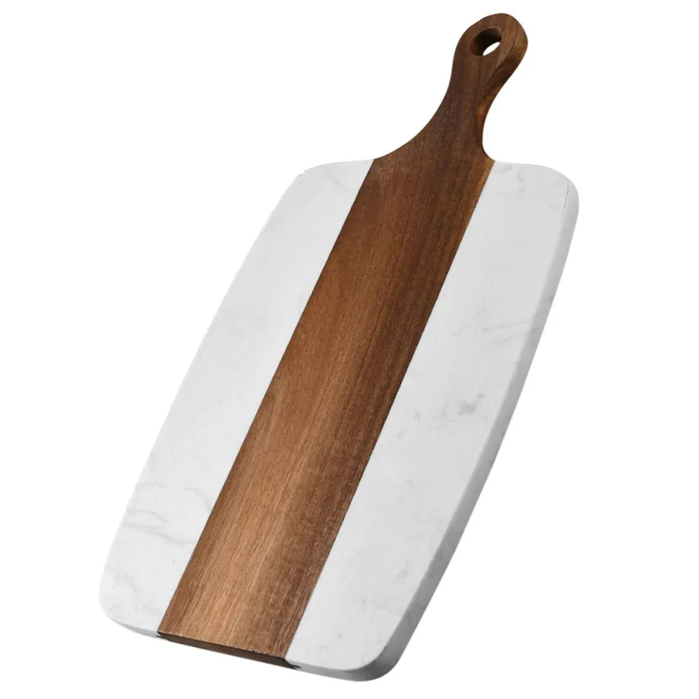 

Marble Wood Composite Cutting Board Kitchen Non-Slip Design for Meat Fruit Vegetable Camping Household