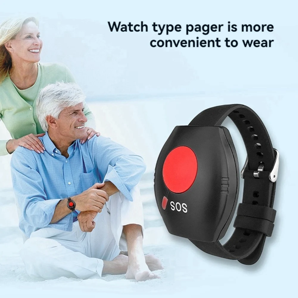 Wrist Watch RF Remote Control Transmitter Watch Type Call Button Wireless Remote Control SOS Emergency Button 433MHZ