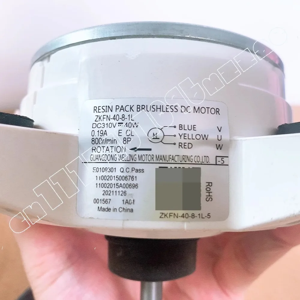 Suitable for Air Conditioning Outdoor Motor ZKFN - 40-8-1 L Cooling Fan Motor, New Reverse Copper Wire