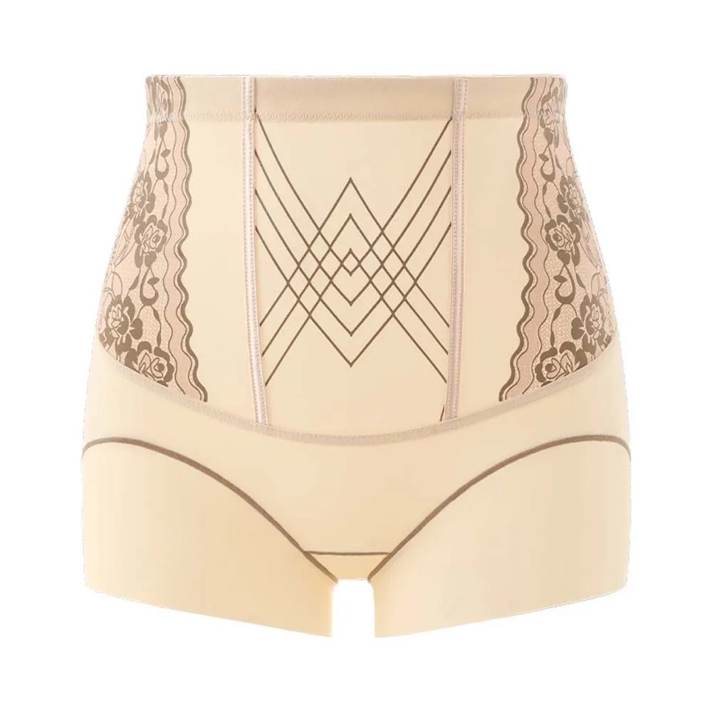 

High Waist Postpartum Body Shaper Shapewear Belly Contracting Floral Briefs Seamless Girdle Panties Butt Lifter Underpants Women