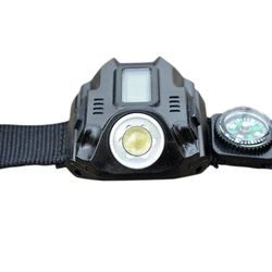 LED Wrist Watch Flashlight Torch Light USB Rechargeable Wrist Model Waterproof Flashlight for Camping Hiking Sports