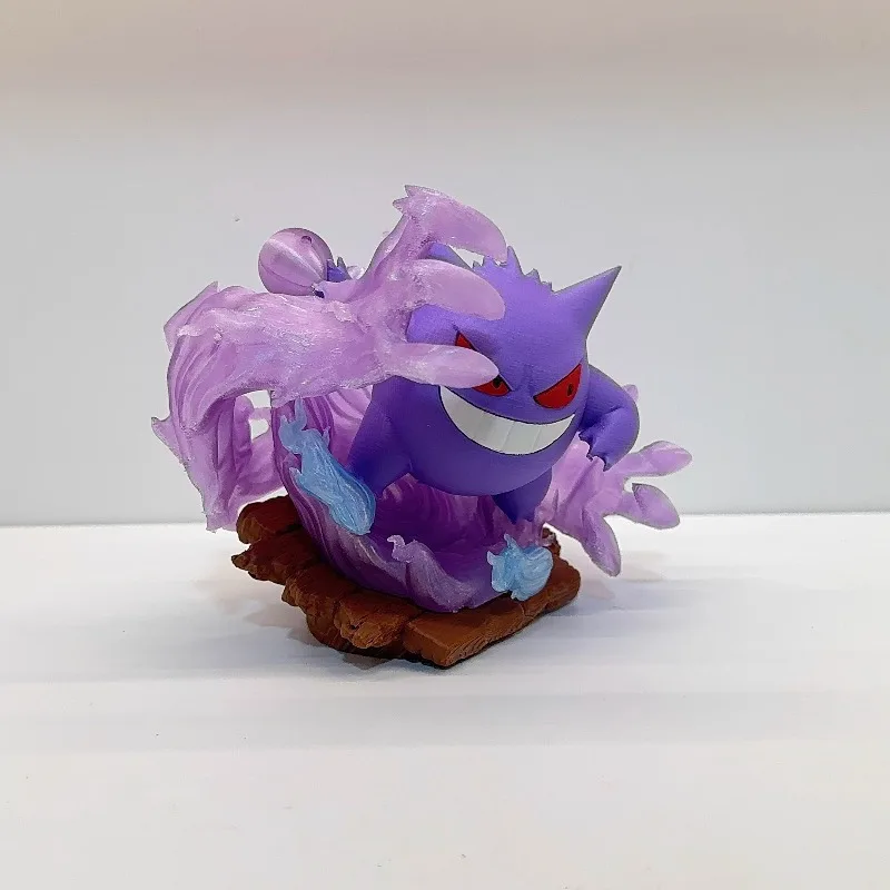 Nieuwe 7 cm Pokemon Gengar Anime Figuur PVC Model Speciale Effecten Scène Desktop Ornamenten Standbeeld Randapparatuur Verjaardagscadeautjes Speelgoed Kid