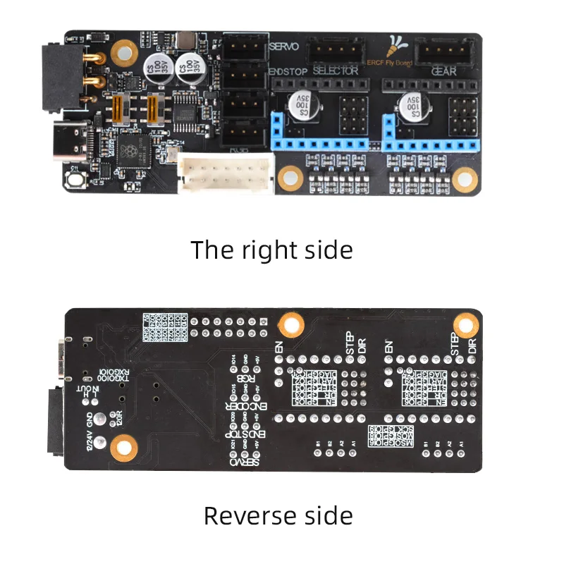 Imagem -04 - Fly Ercf Easy v2 Board Suporta 5v e até 12 Canais Coelho Enfurecido Alimentador de Cenoura para Voron Klipper Can Usb Rs23