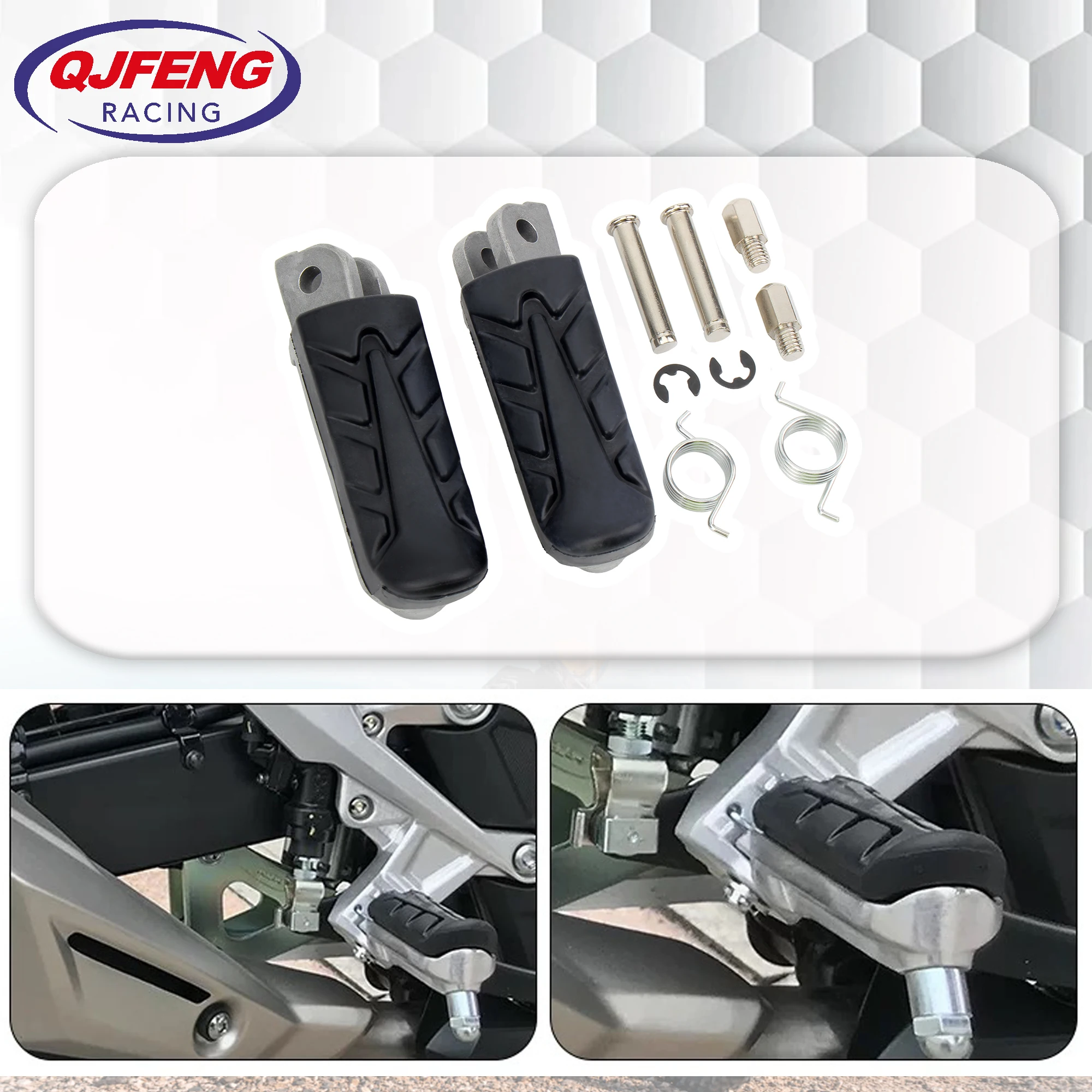 

For Varadero XL 1000 V1 V2 V3 V4 V5 Motorcycle Front Footrests Foot Pegs For Honda CBR500 600 CBR 500R Motocross Accesorios