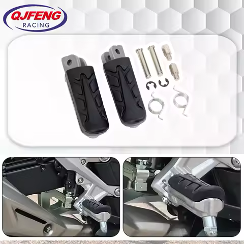 For Varadero XL 1000 V1 V2 V3 V4 V5 Motorcycle Front Footrests Foot Pegs For Honda CBR500 600 CBR 500R Motocross Accesorios