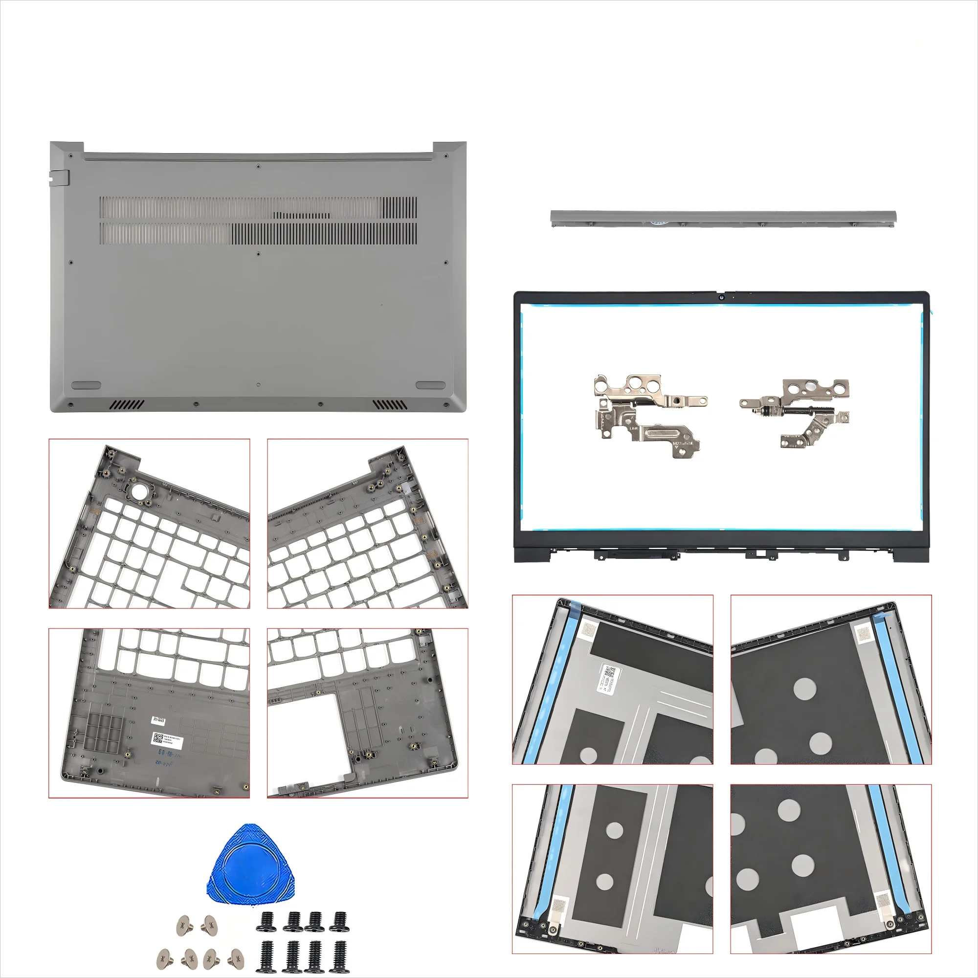 

Parts For ThinkBook 15 G4 IAP Thinkbook 15 G5 ABP Laptop Covers LCD Back Cover Rear Top Front Bezel Hinges Bottom Case Replace