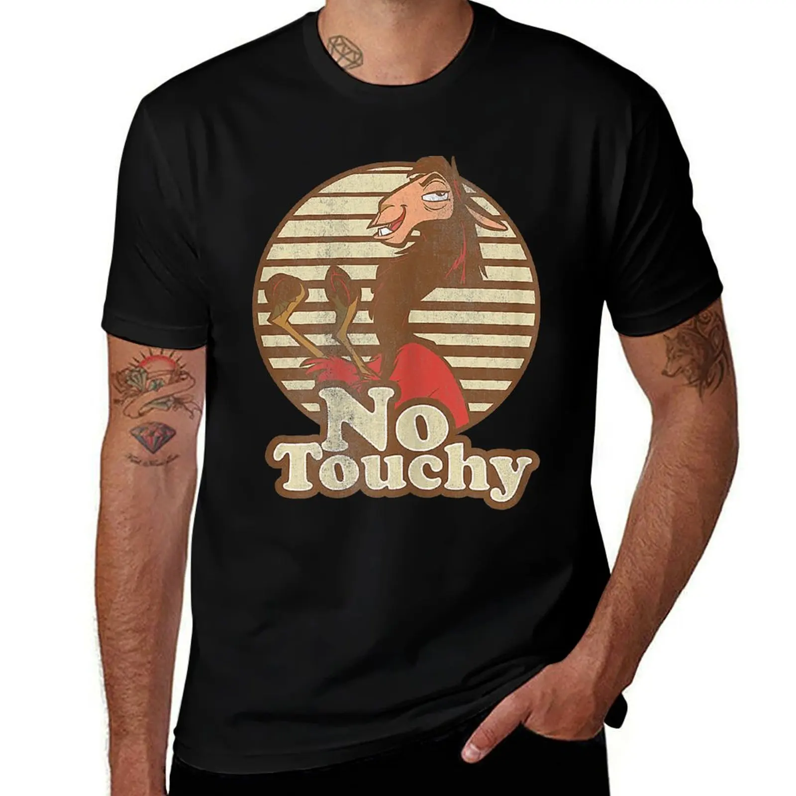 

Emperor's New Groove Kuzco Llama No Touchy T-Shirt man t shirt luxury g man t shirts for men T-Shirt
