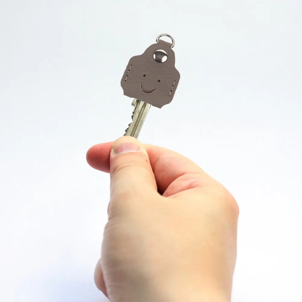 3Pcs Premium Cowhide Key Sleeve Covers Handmade Stylish Key Protector for Automobile Door Electric Vehicle Keys Keychain