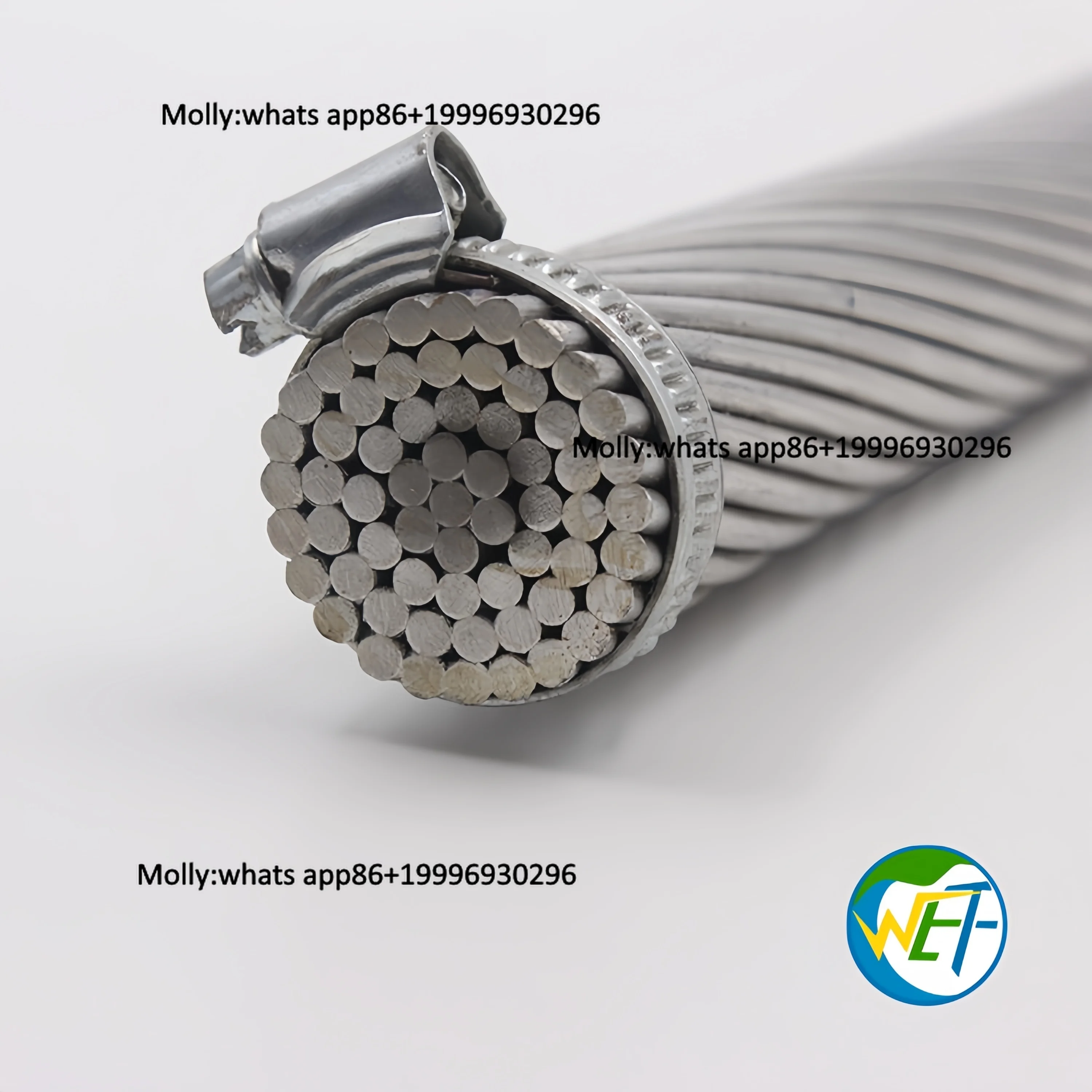 Wolf High Voltage 35kV ACSR Conductor Aluminum Conductor Steel Reinforced Overhead Transmission Cable