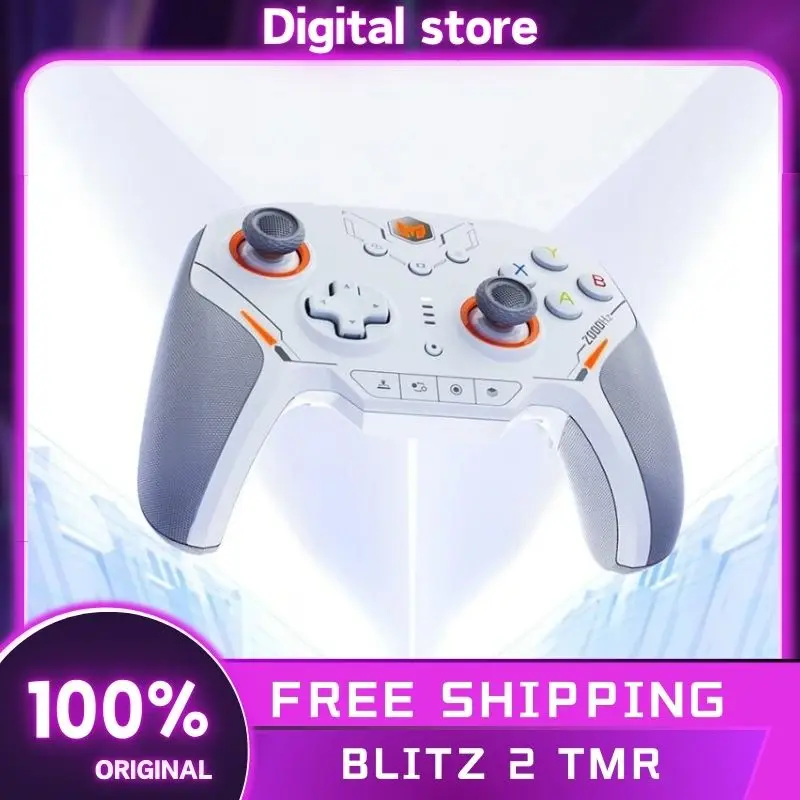 

BIGBIGWON Blitz 2 TMR Star Flash Wireless Bluetooth Gamepads 2000HZ Somatosensory Controllers Customized For NS PC Steam Game