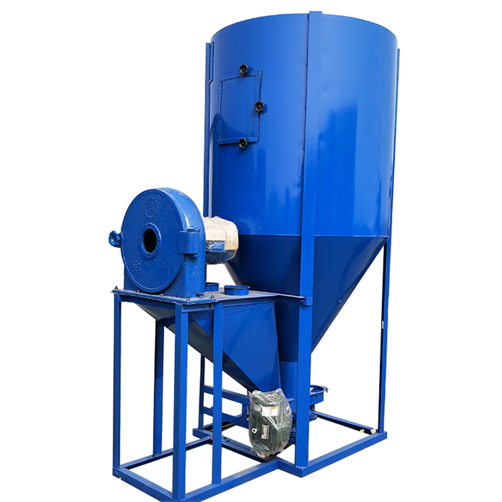 

Poultry Feed Crushing and Mixing Machine Vertical grain mixer Feed Crusher and Mixer price