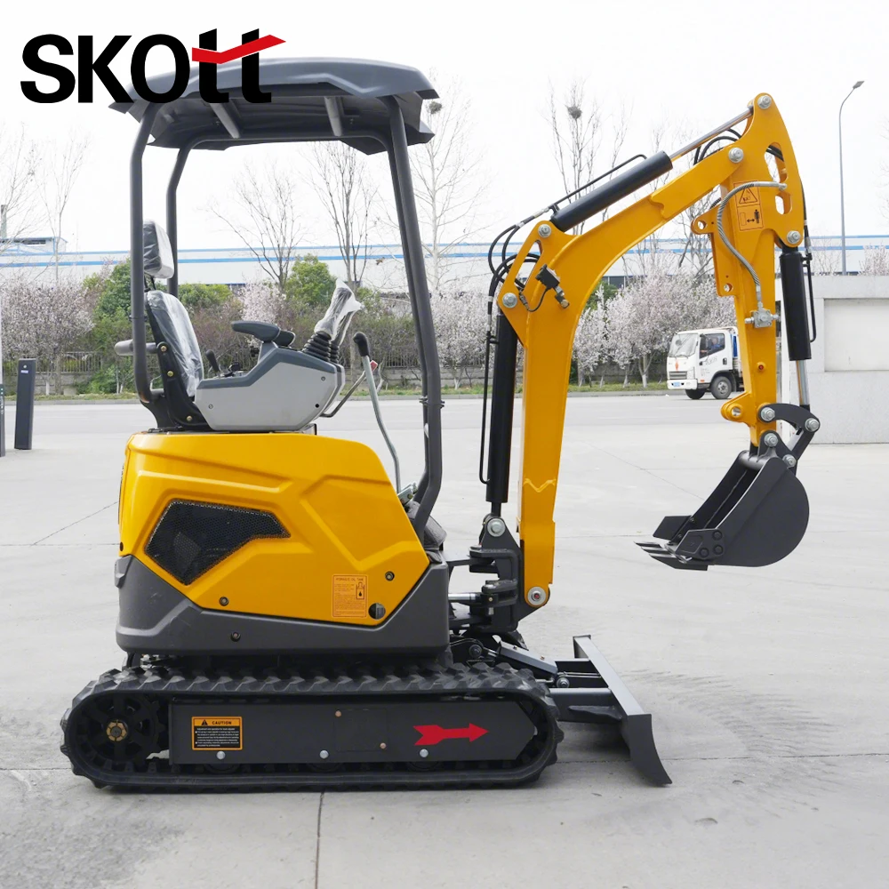 

Mini Excavator 1.8T / Micro Digger / Mini-pelle – CE Compliant 1800kg Small Hydraulic Digger for Yard