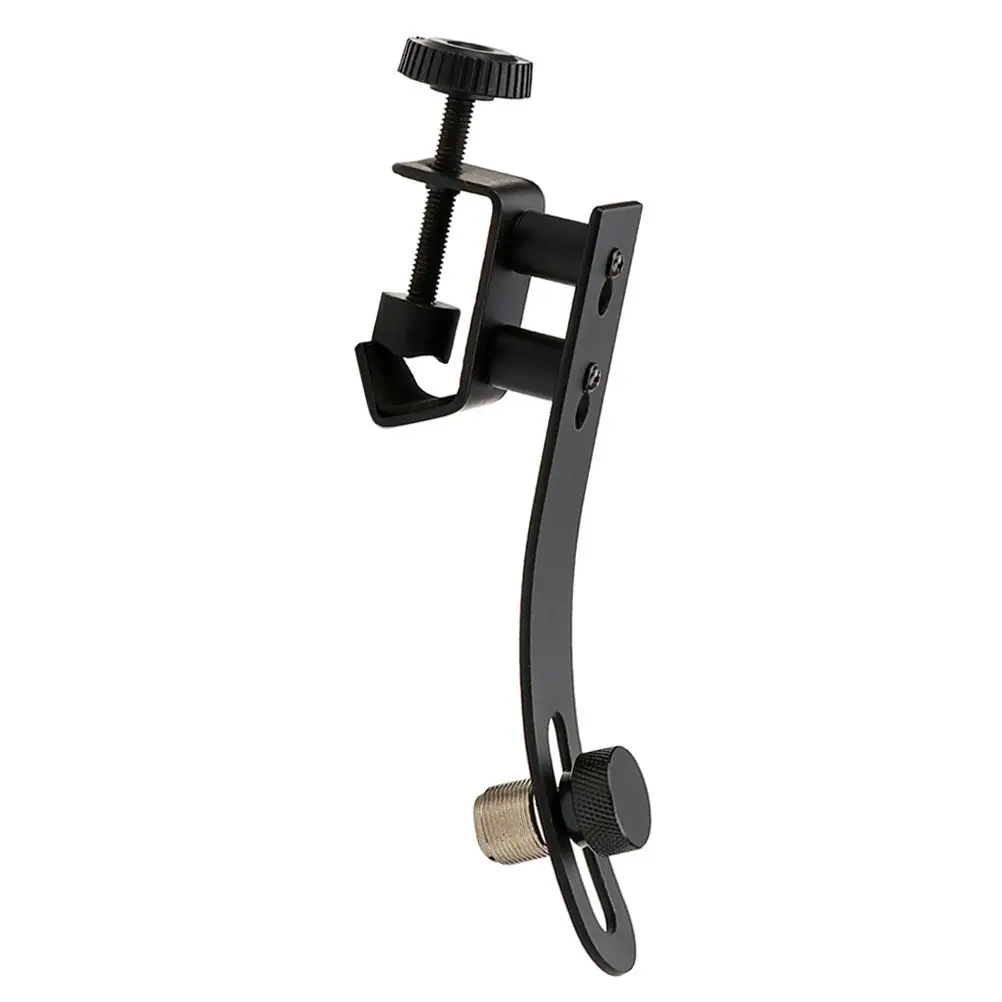 

Drum Mic Clamp Adjustable Shockproof Microphone Holder for Drum Rims Snare Tom Bass Kits Reliable Grip Lightweight Portable