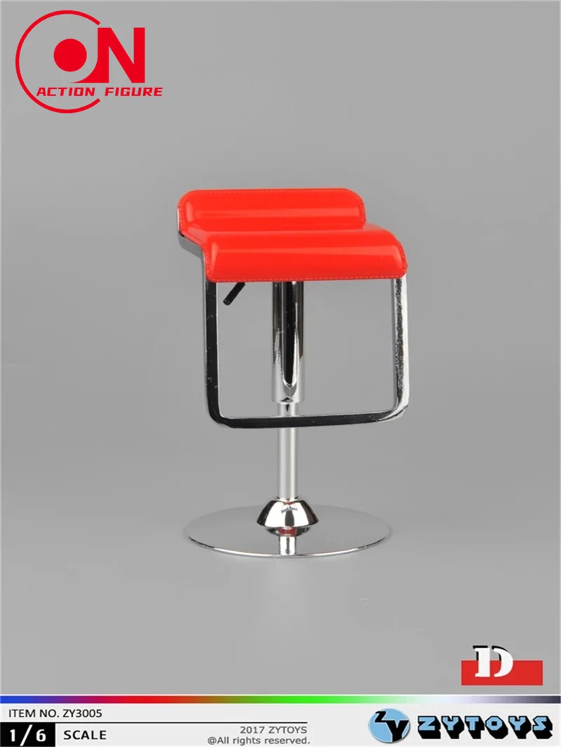 Zytoys zy3005 zy3004 1/6 cadeiras de barra giratórias 6cm altura assento modelo soldado cena acessórios caber 12 ''figura ação corpo bonecas
