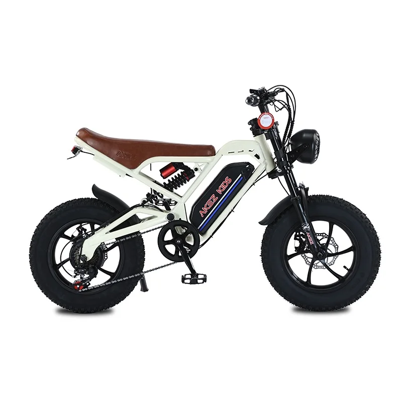 AKEZ 16 Inch 36v 350w Motor Children's Pit Ebike Teenager E Dirt Urban Bike Kids Electric Mini City commuter Sport Bicycle image 4