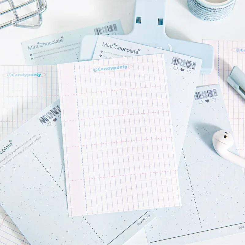 80 แผ่น Ins Kawaii เกาหลี Memo Note Pads คู่มือกระดาษข้อความสมุดบันทึก DIY ฐานวัสดุ Notepad เครื่องเขียนโรงเรียน