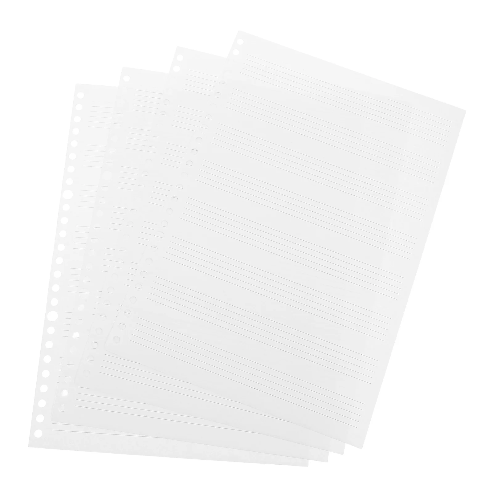 

Music Notebook Refill 10x7 Blank Staff Paper for Students Musicians Piano Practice Composition Versatile Design Sturdy Smooth