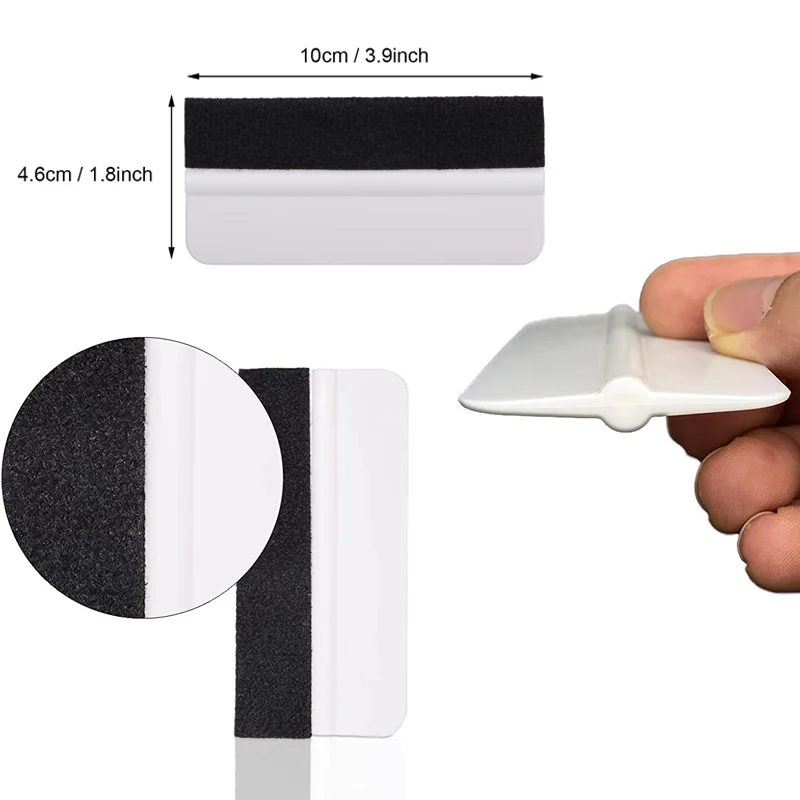 Durable Vinyl Wrap Tool Set DIY Car Window Tint Squeegee Scraper for PPF Paint Protection Film Carbon Fiber Decal Install view 2