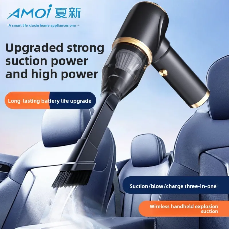 New car wireless vacuum cleaner multi-function super powerful blow-sucking integrated household small handheld high power