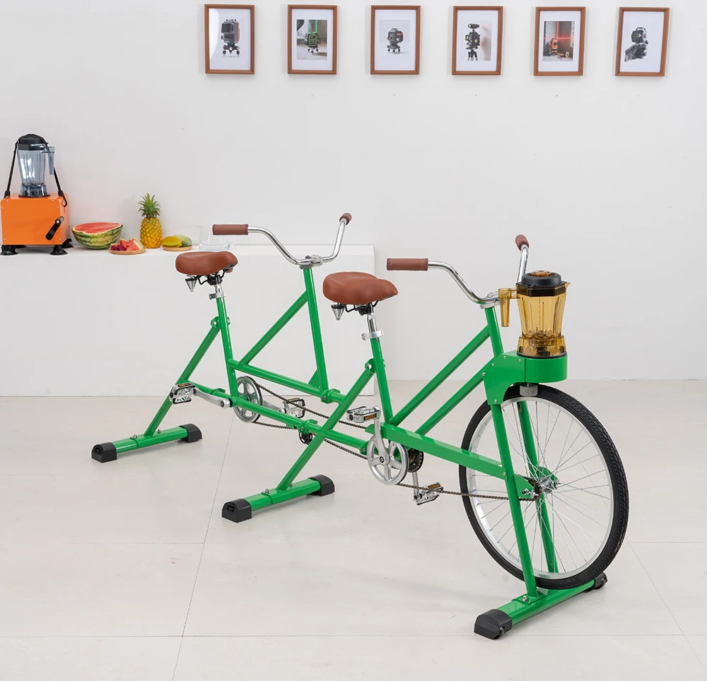 ATV&UTVEXI 2026 Fun Smoothie Extractor Juicer Bicycle 2-Person Tandem Bike for Fruit & Vegetable Juicer Machine
