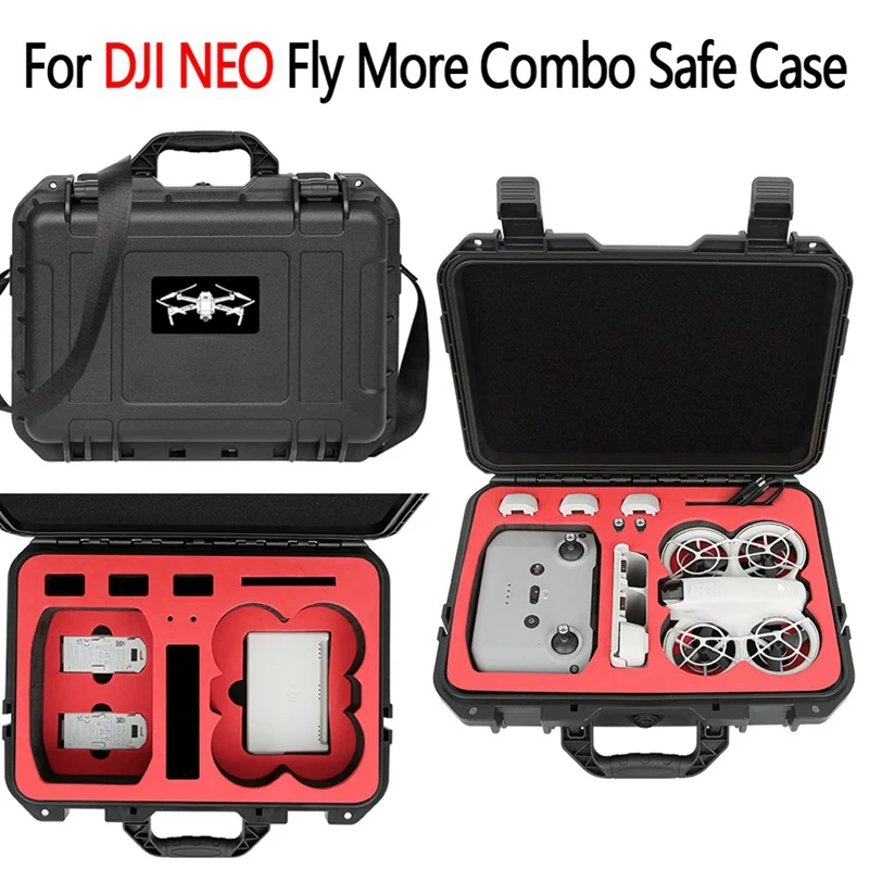 For DJI NEO Case Bag Explosion Proof Portable Waterproof Box Hard Shell Large Capacity Storage Box Drone Accessories